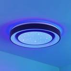Lindby Smart LED stropní svítidlo Gamino, Tuya RGBW CCT 48 cm