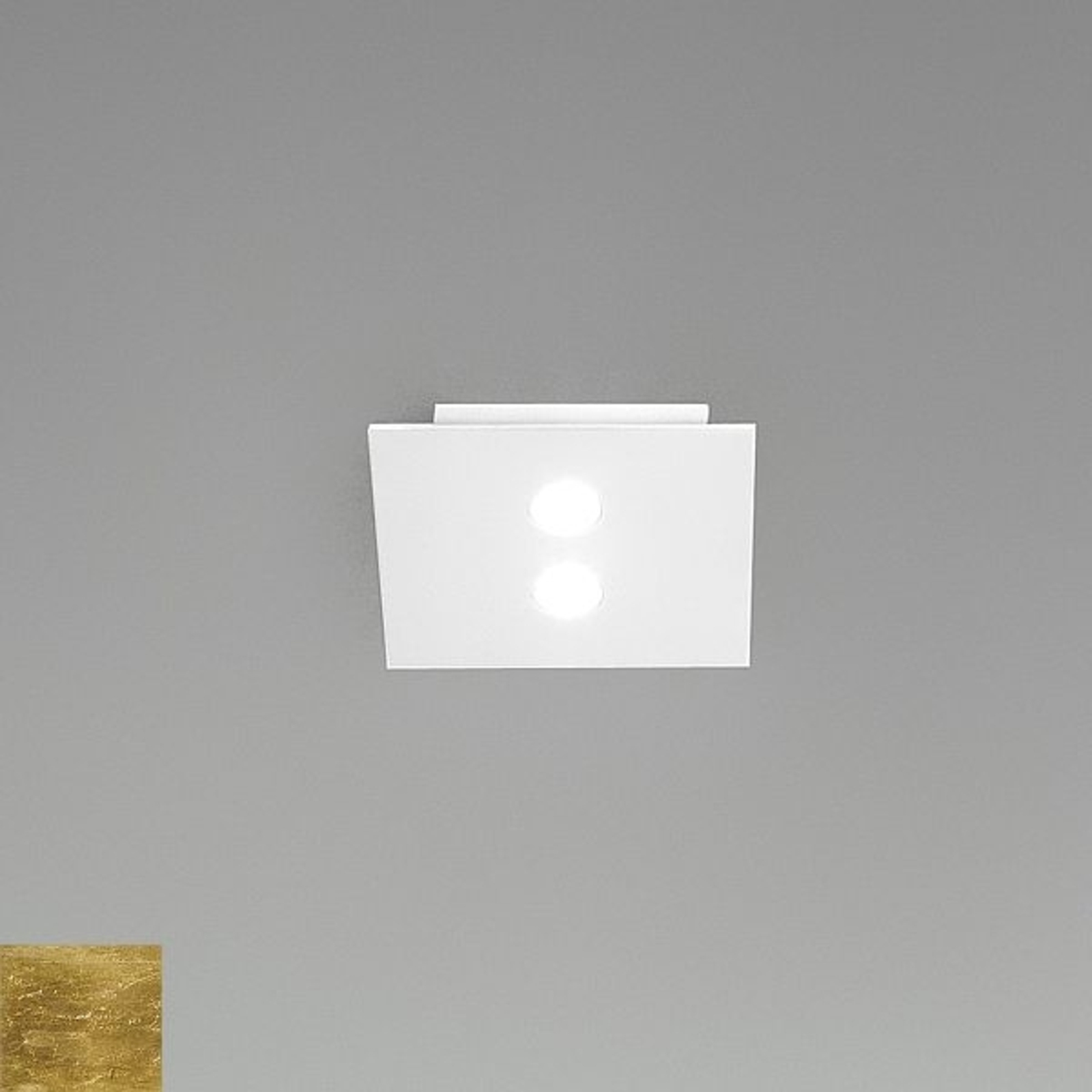 ICONE Slim - small 2-bulb LED ceiling light