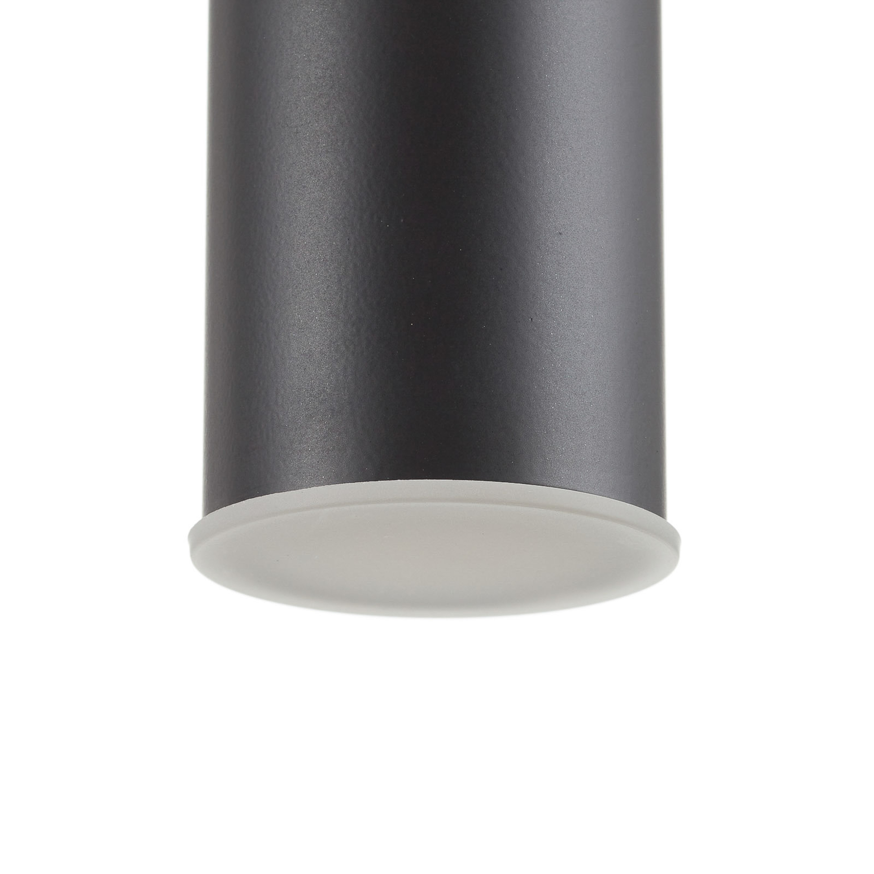 SCHÖNER WOHNEN Schöner Wohnen Stina hanging light 1-bulb black, for Living / Dining Room, metal, plastic, 6.5 W, energy efficiency: A+