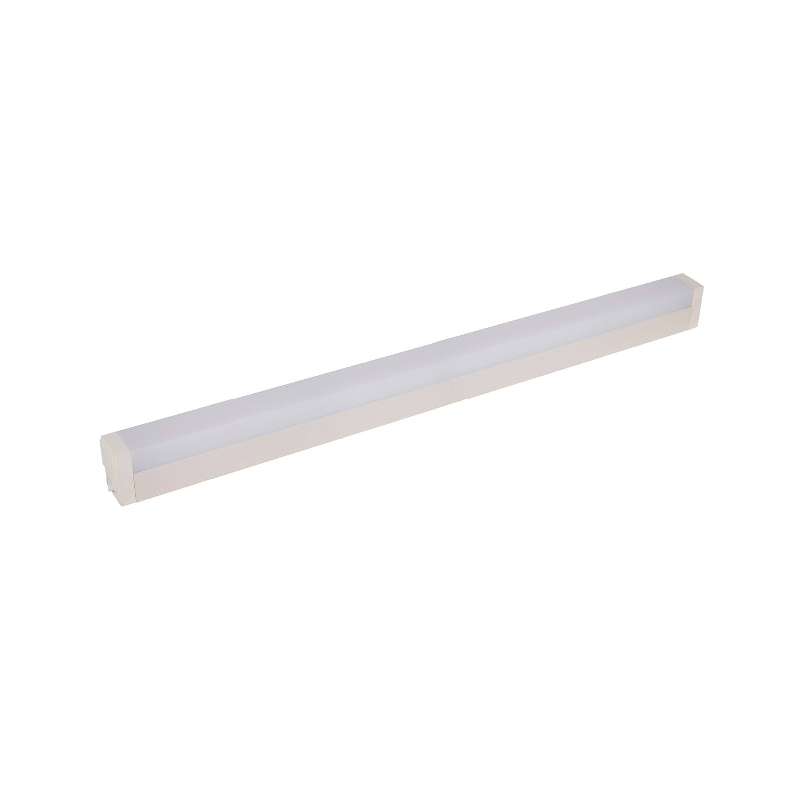 LED Spiegelleuchte mit Schalter weiß 118 cm 16W 3000K warmweiß