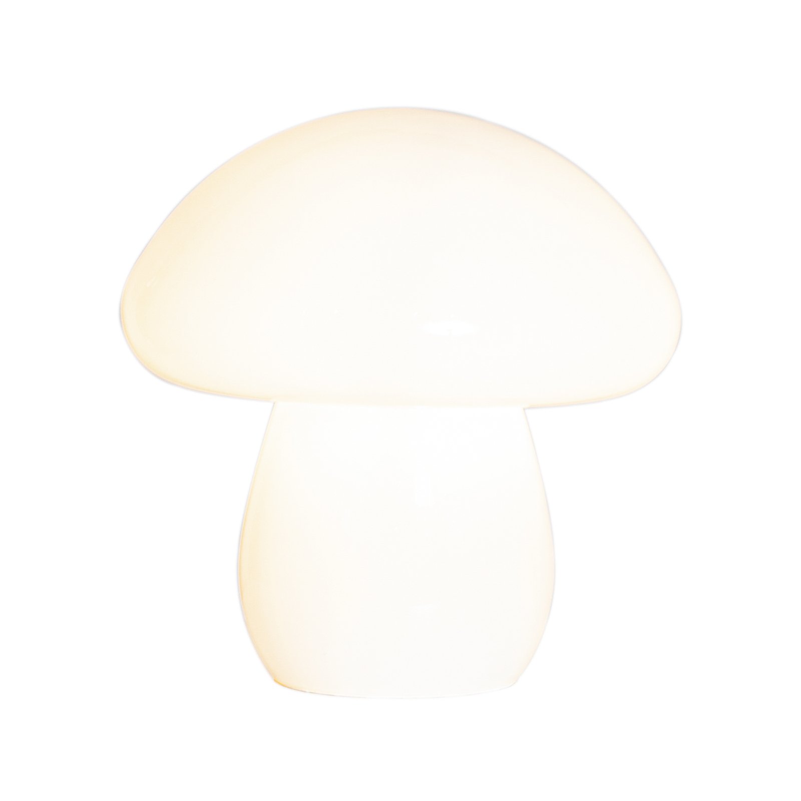 By Rydéns Mira Lampă de masă Mushroom, alb, sticlă, înălțime 30 cm