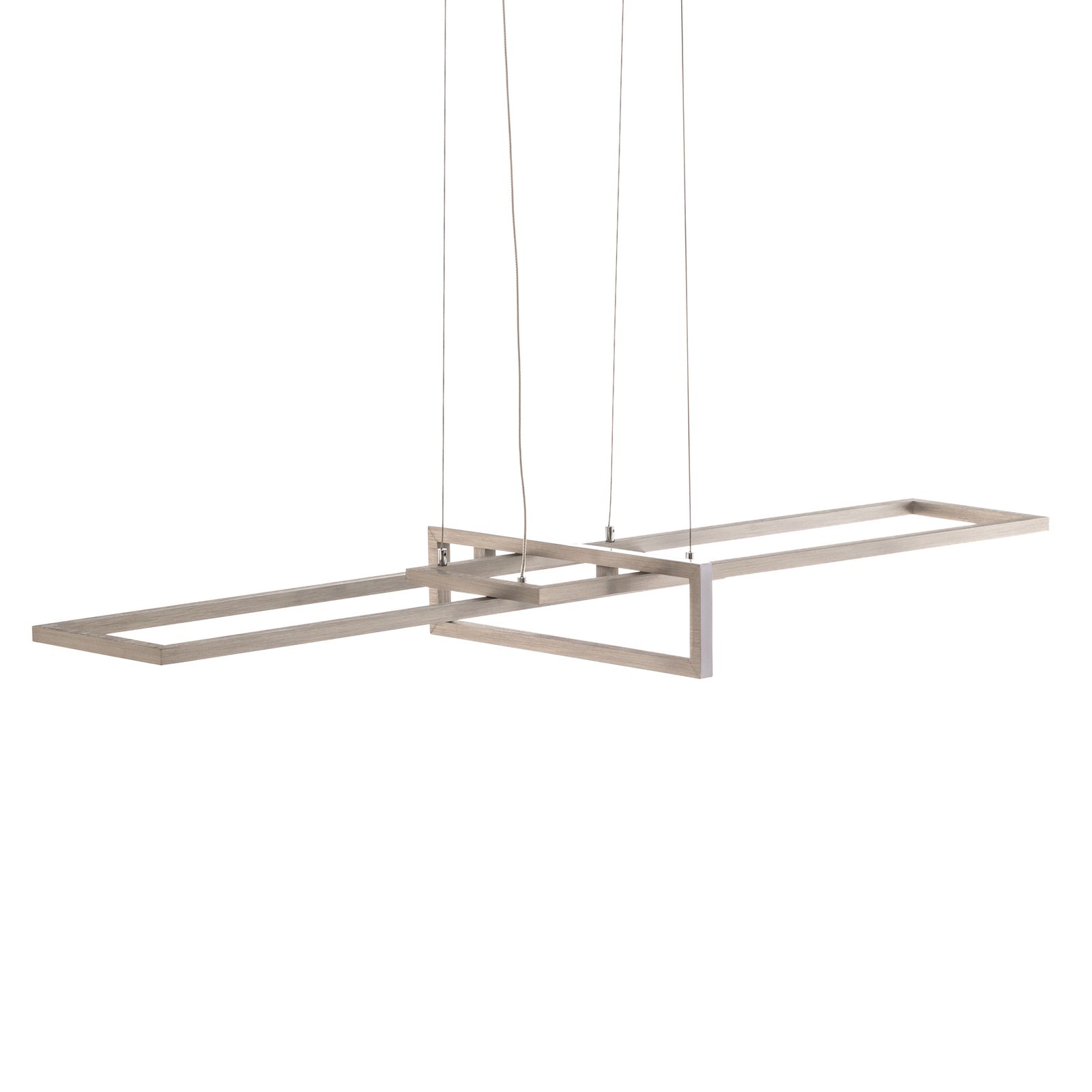 Lindby Ariola LED-pendellampa, dimbar, matt nickel