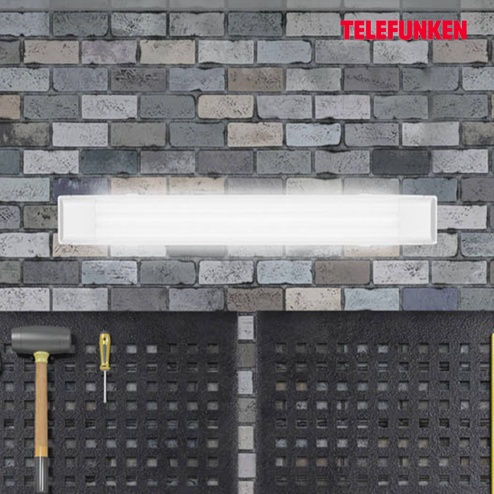 Telefunken Plafonnier LED Maat longueur 60 cm blanc 840