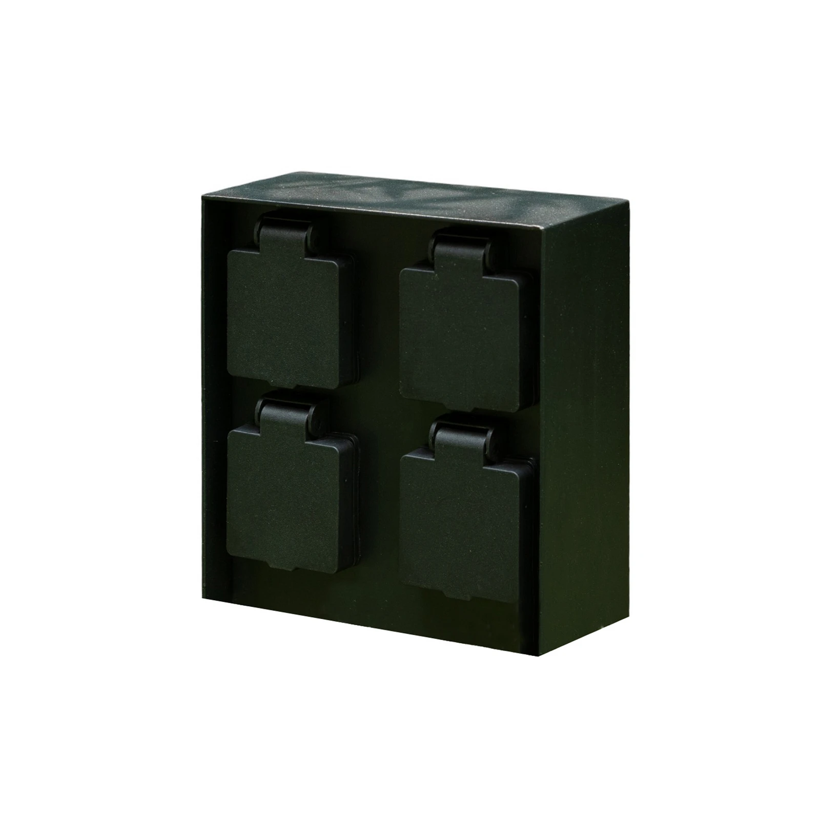 Colonna energetica Prios Foranda, 4 pezzi, nero, 23 cm