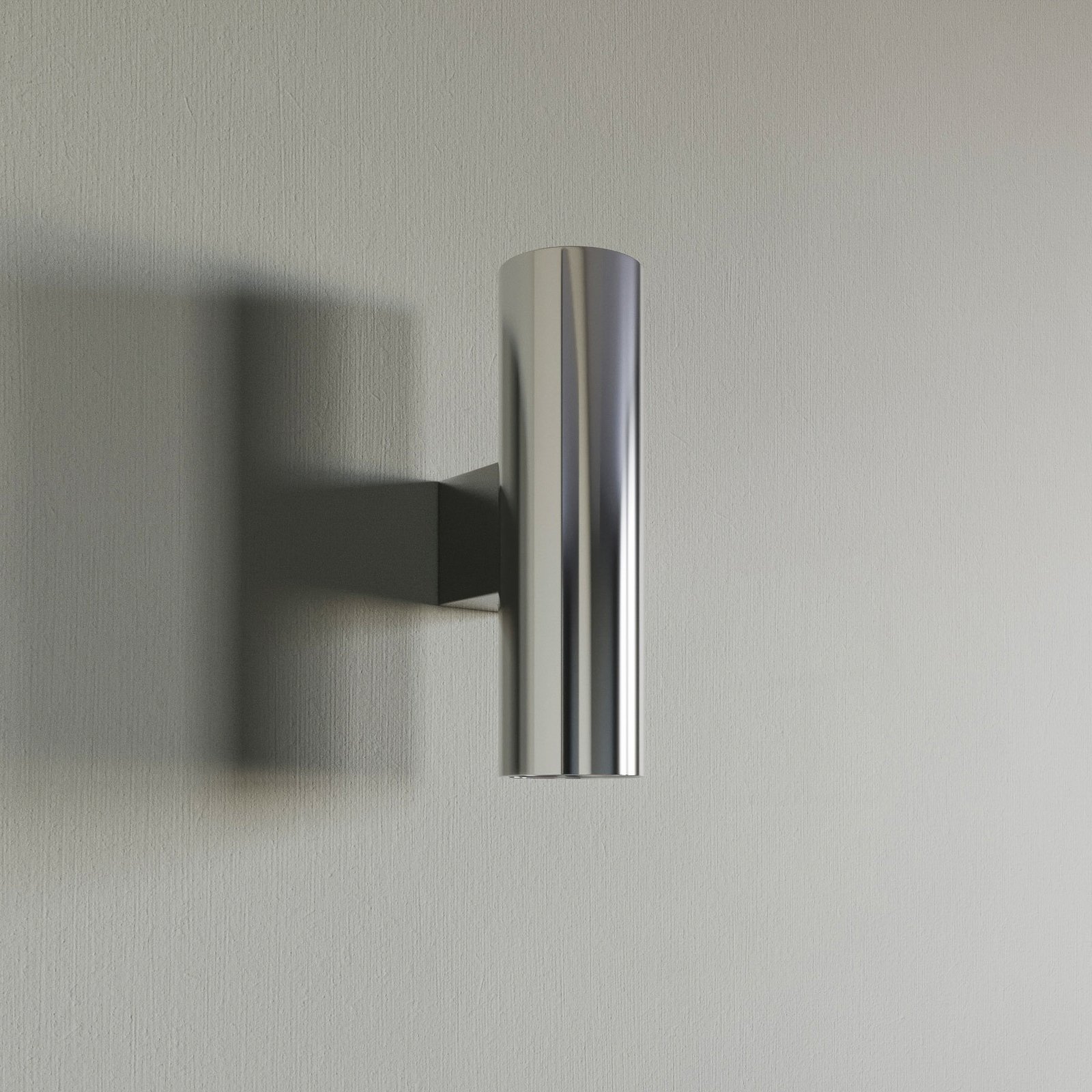 Marion Wandlampe, zweiflammig, chrom - Euluna