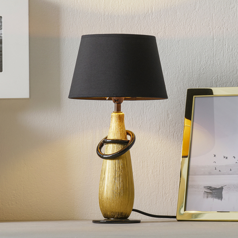 Moderne bordlampe Thebes i keramikk