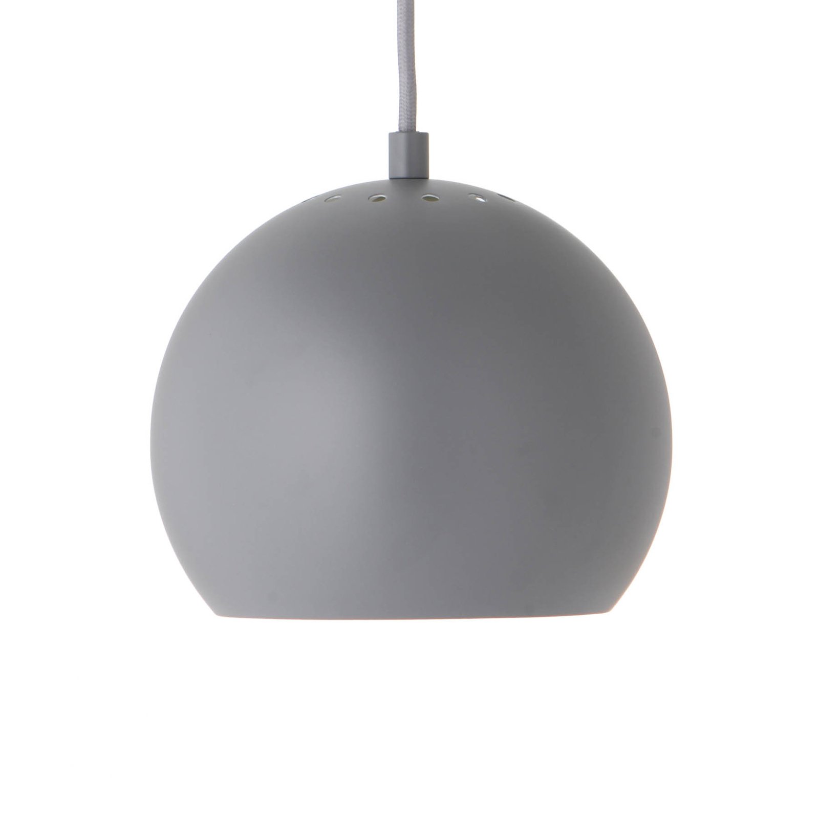 FRANDSEN Ball závesná lampa Ø18cm svetlosivá matná