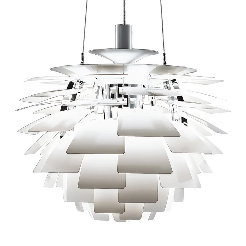 Louis Poulsen – PH Artichoke V4 Hängelampe, weiß, Ø 60 cm,