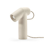 BEIGE MAIA bordlampe, stentøj, højde 27 cm, E14 – Serax
