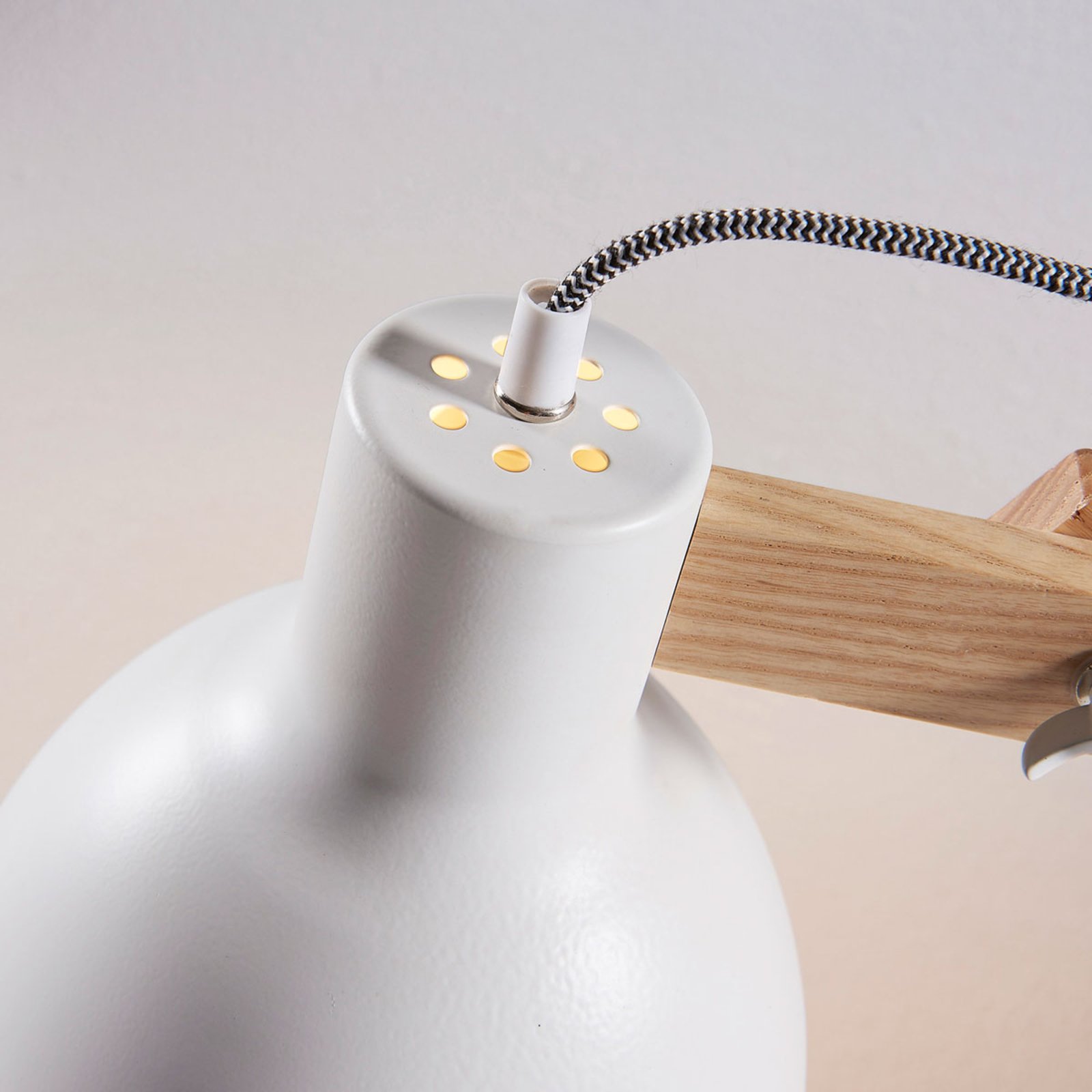 Shivanja Stehleuchte White/Ash - Lindby