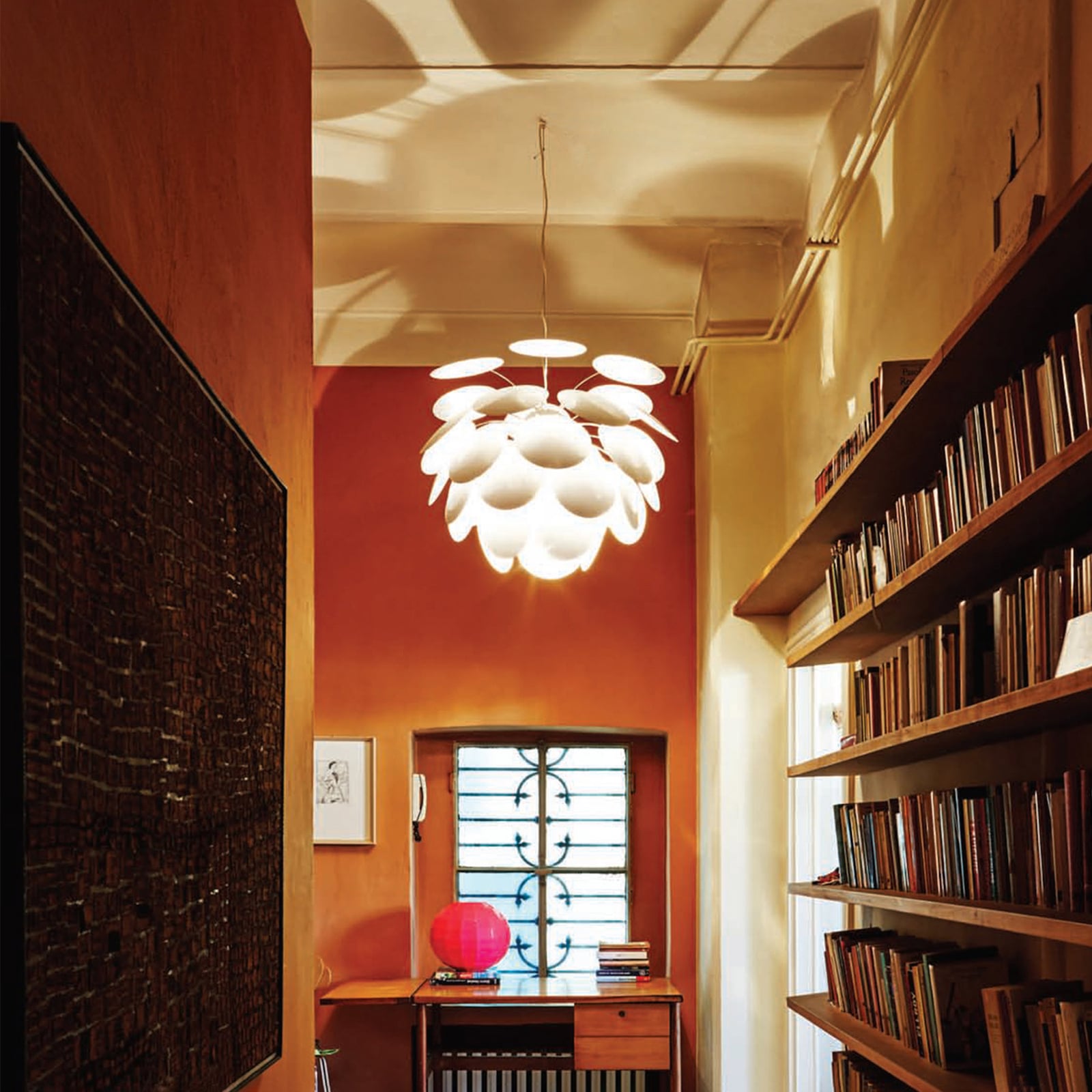 Závesné svietidlo Discocó Ø 88 cm, biela – MARSET