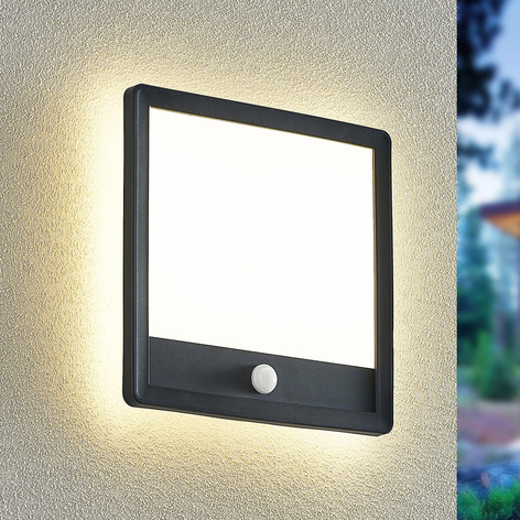 Prios Darui LED-Außenwandleuchte mit Sensor