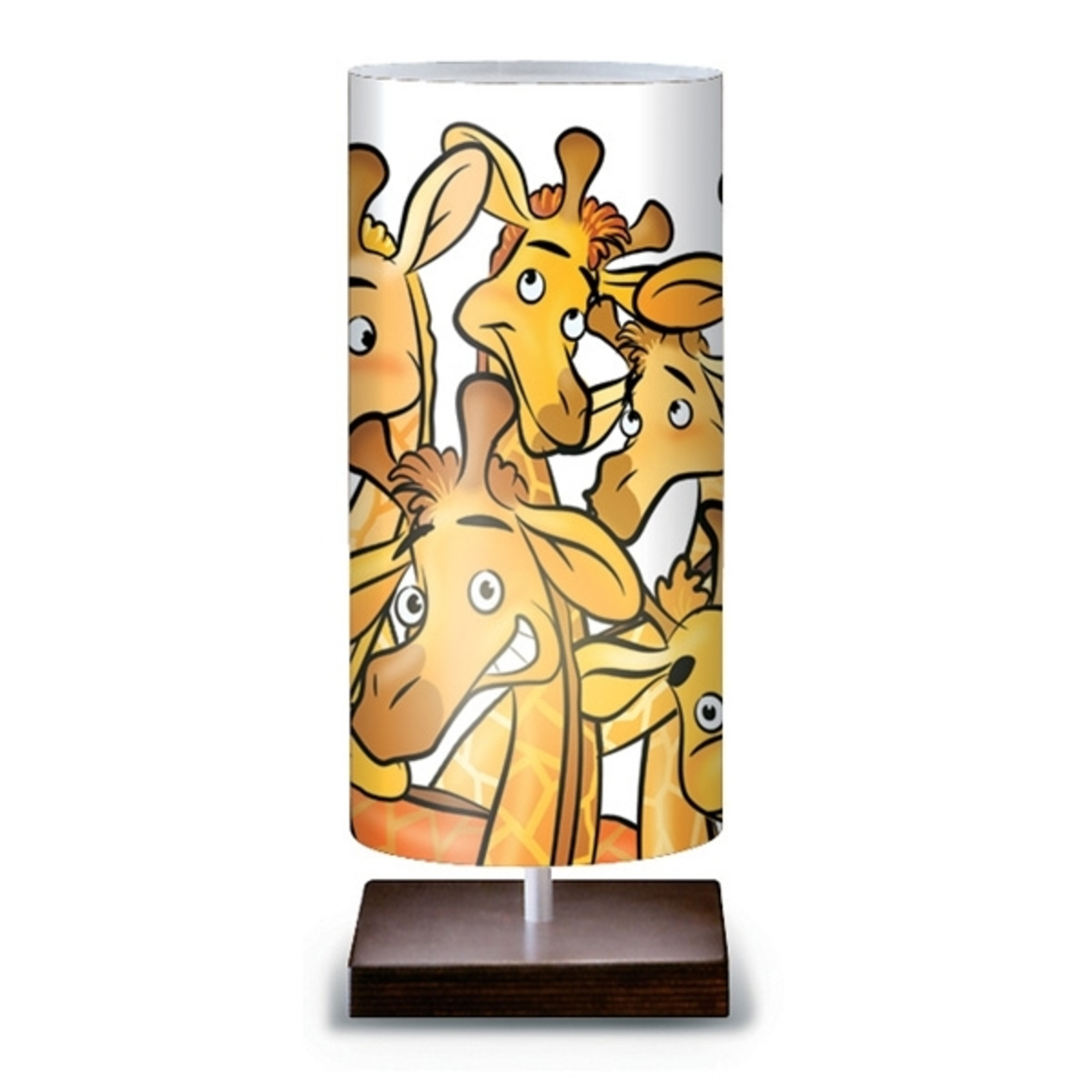 Morsom bordlampe Giraf