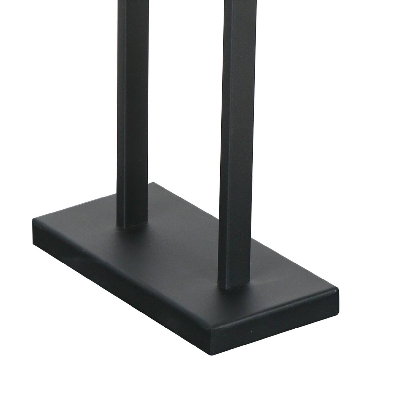  Steinhauer Tischleuchte Stang 4364zw, Schwarz/kork Braun, Höhe 55 Cm 