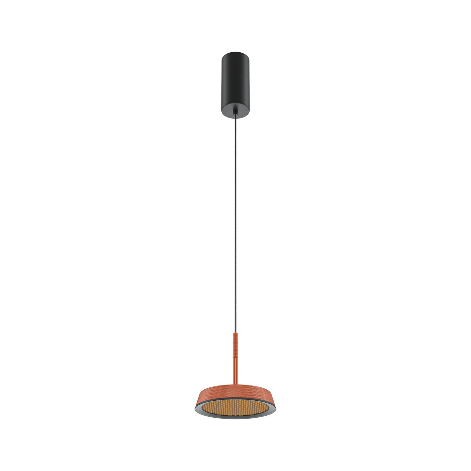 Maytoni LED-Hängeleuchte El, Ø 15,3 cm, orange, Aluminium