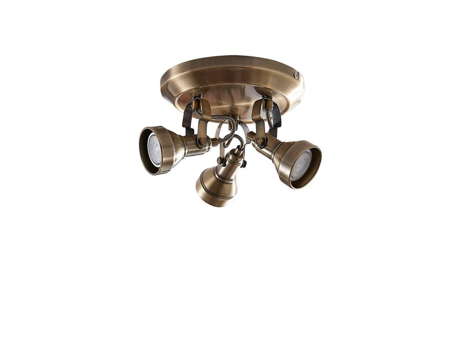 Perseas 3 Round Plafonieră Antique Brass - Lindby