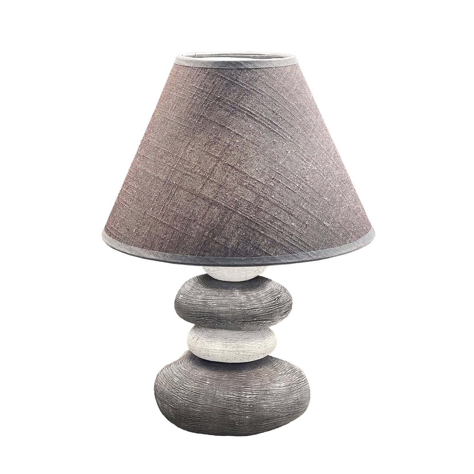 Image of Lampe à poser Bella, 33,5 cm, grise/blanche 4052231501647
