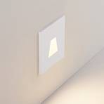 Molto Luce LED innbyggingslampe Wall 68R IP44 SQ, hvit, aluminium, CCT