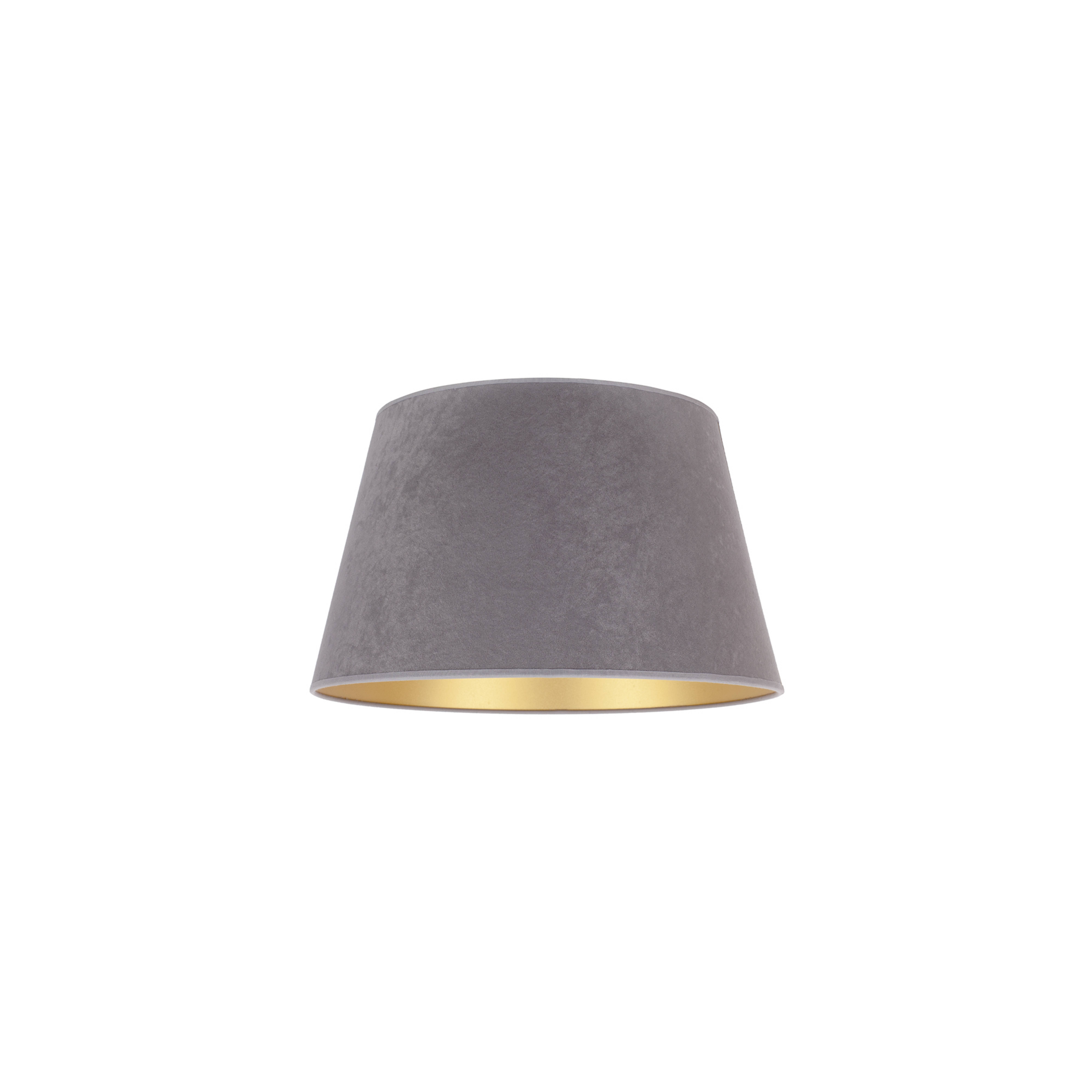 Lampenschirm Cone Höhe 18 cm, grau/gold