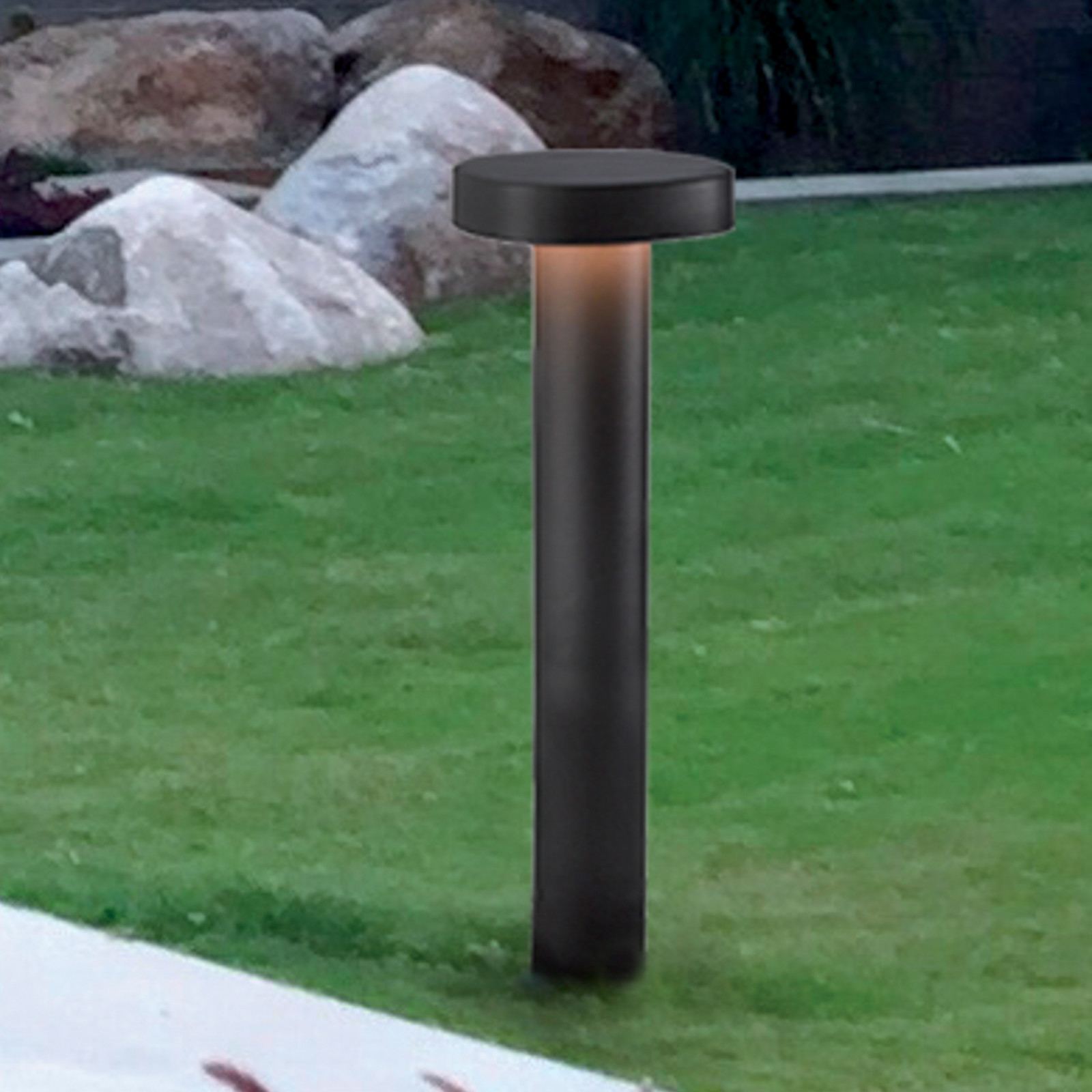 Lampă LED cu postament Onda IP54 înălțime 50 cm