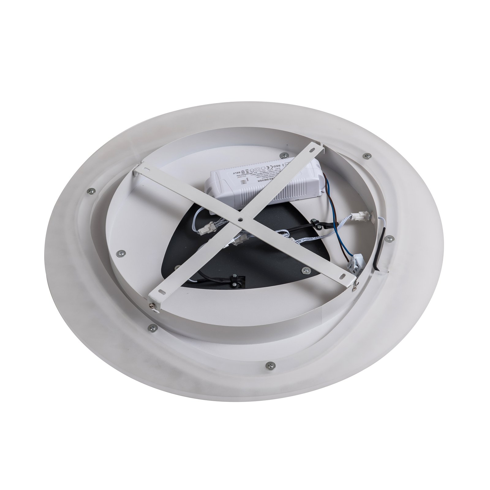 Rebeka LED Ceiling Lamp White/Anthracite - Lindby