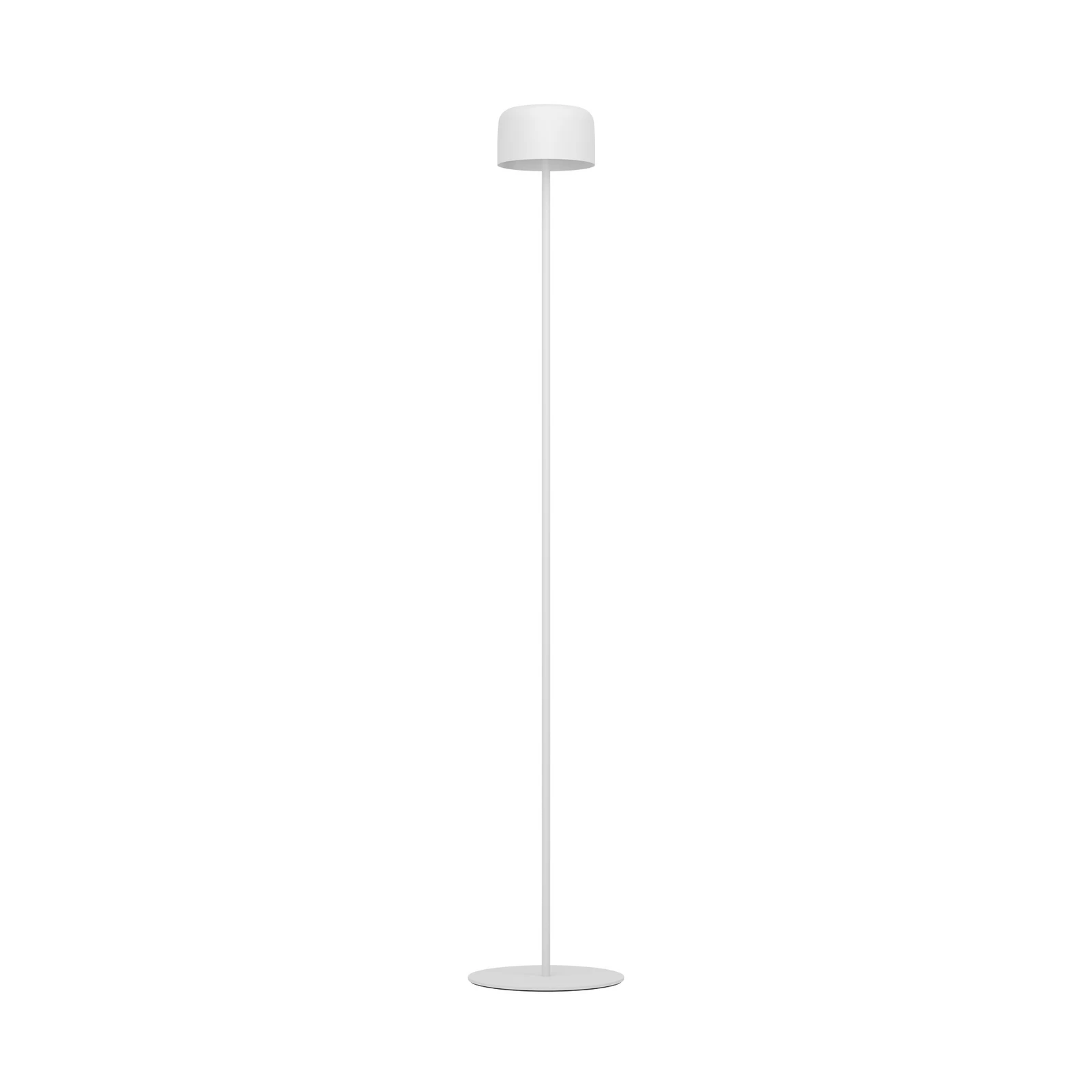 Solárna LED lampa na terasu Roccanova-L, biela, výška 120 cm