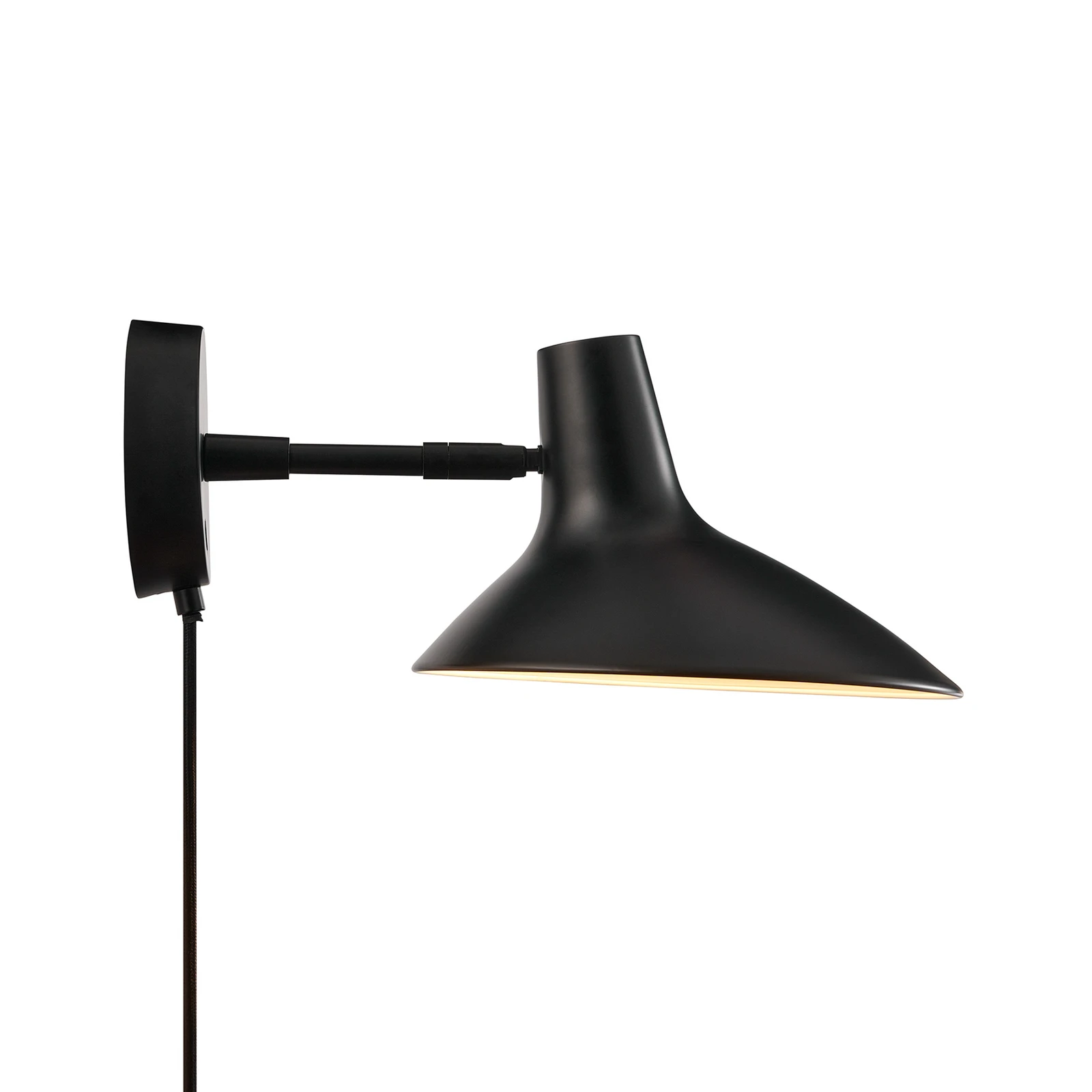 Darci Aplică scurtă, proiecție 33,5 cm, negru