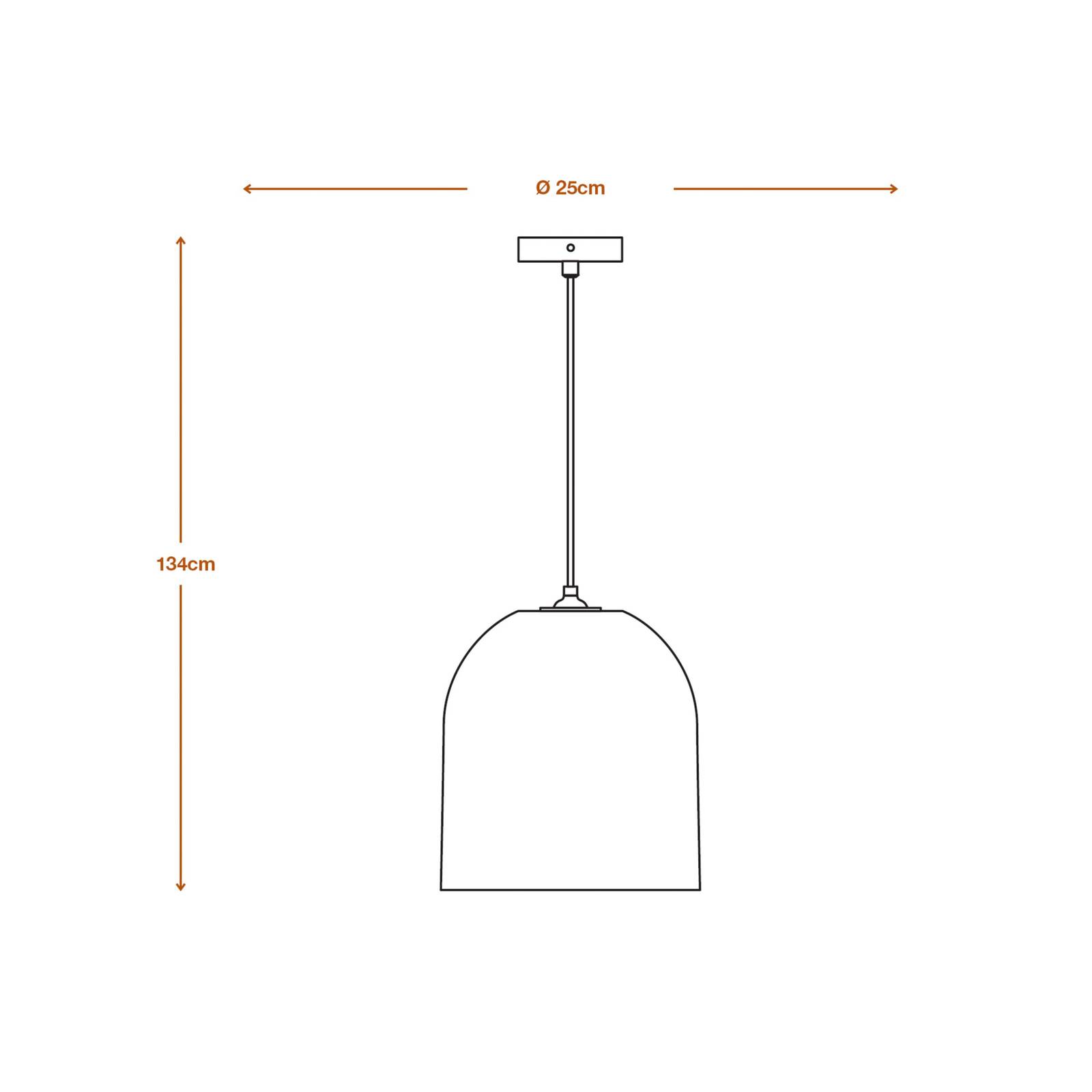 LEDVANCE żyrandol Ball Bell, Ø 26 cm, brązowy, tektura falista