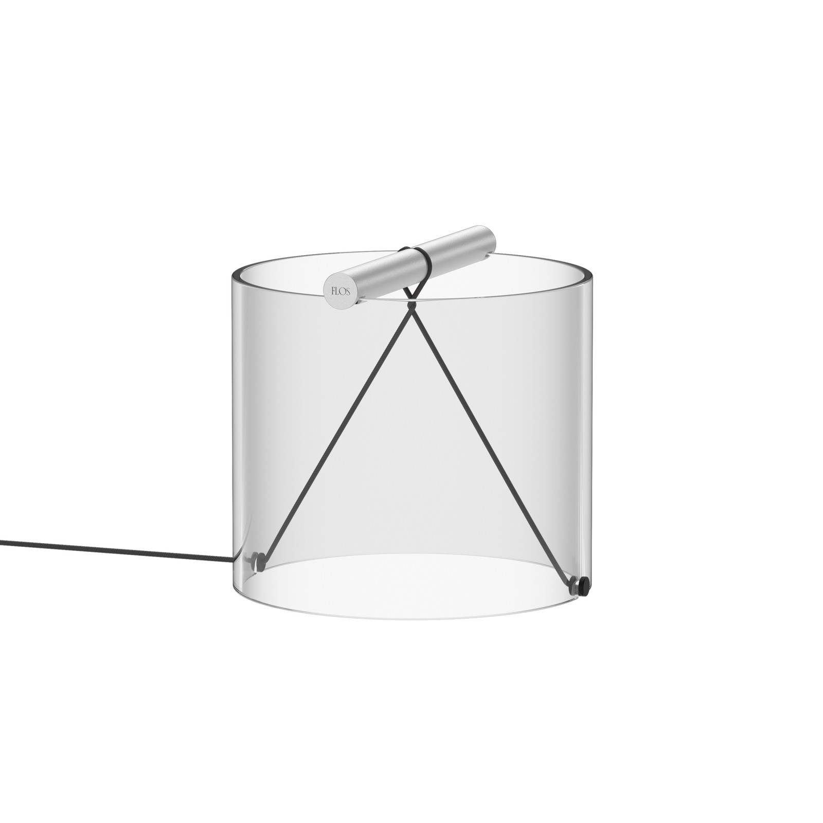 FLOS To-Tie T1 LED-bordlampe, aluminium