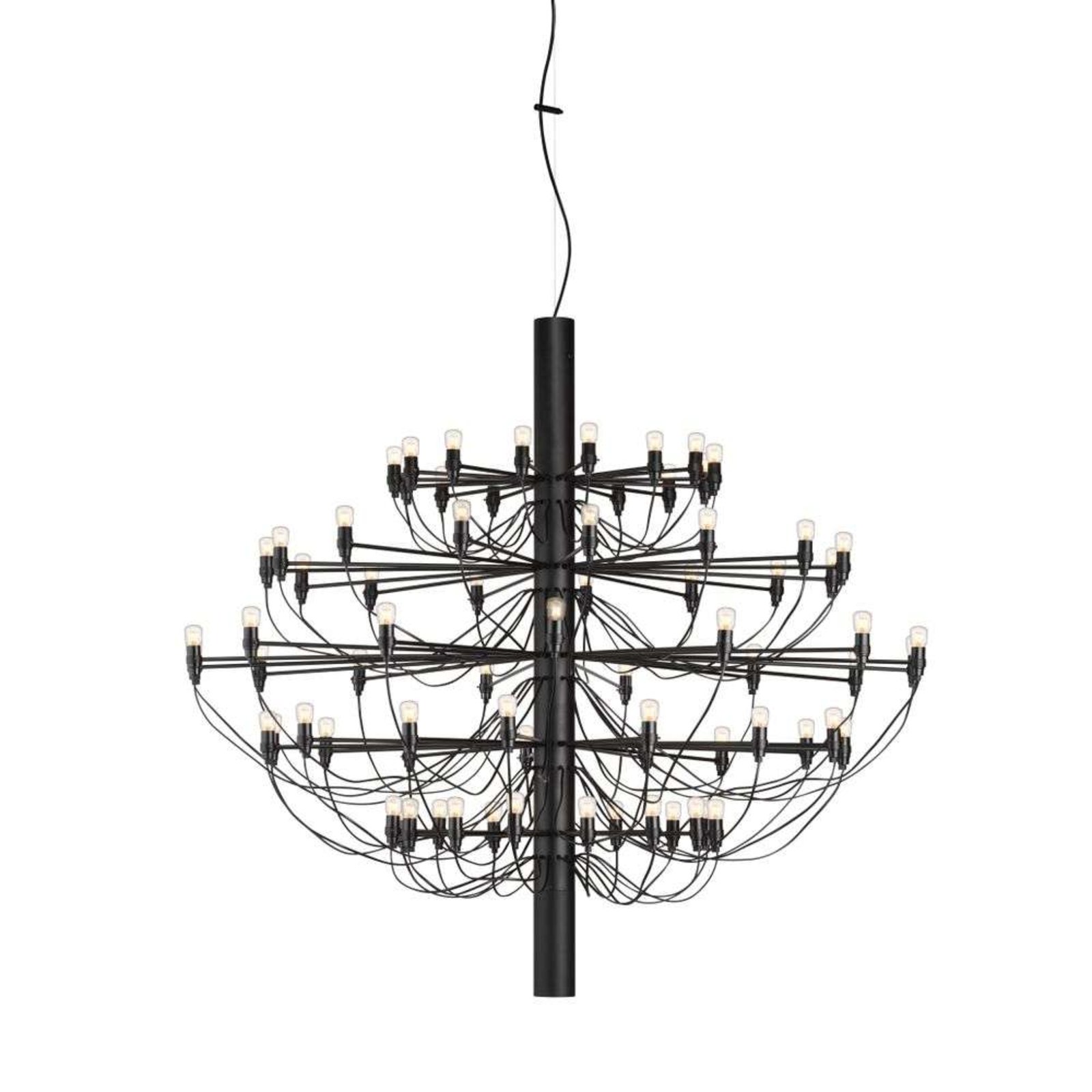 2097/75 C LED Lustră Pendul Matt Black - Flos