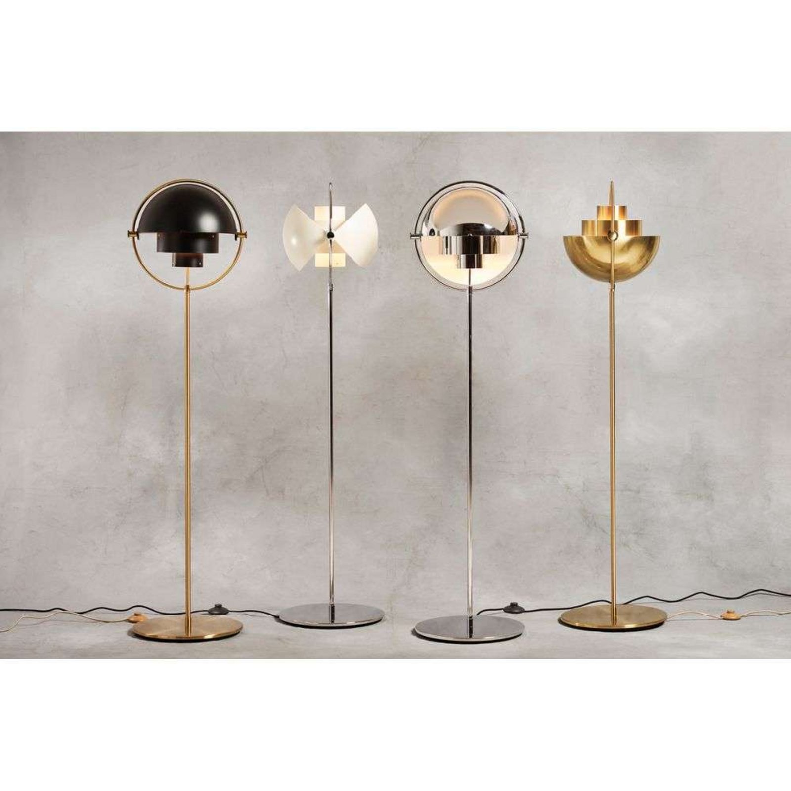 Multi-Lite Candeeiro de Pé Brass/Brass - GUBI