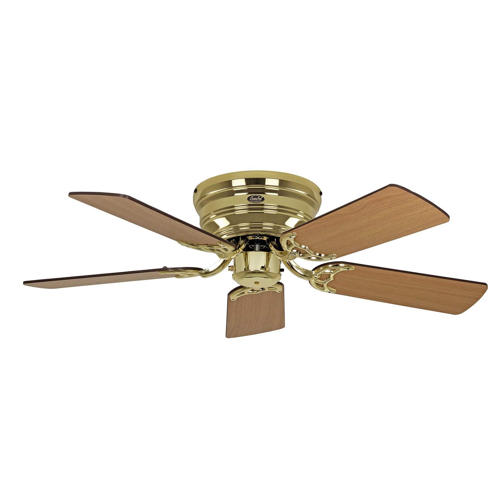 Ventilator Classic Flat III alamă lustruită 103 cm