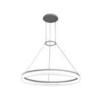 LEDS-C4 LED pendant light CIRC Round, Ø 100 cm, white, aluminium