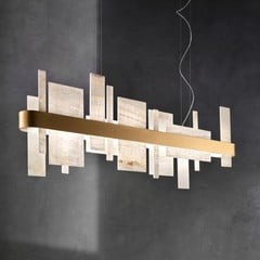 Lampa wisząca LED Honicé S100, długość 100 cm