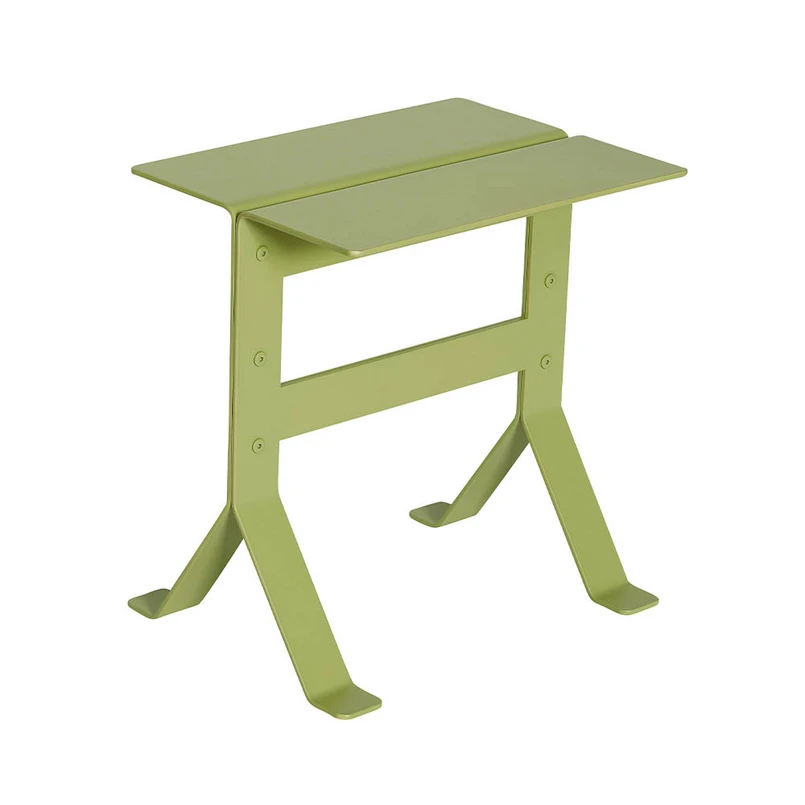 Produktfoto för Hübsch - Fold Side Table - Sidobord - Light green - 40x30xh42cm