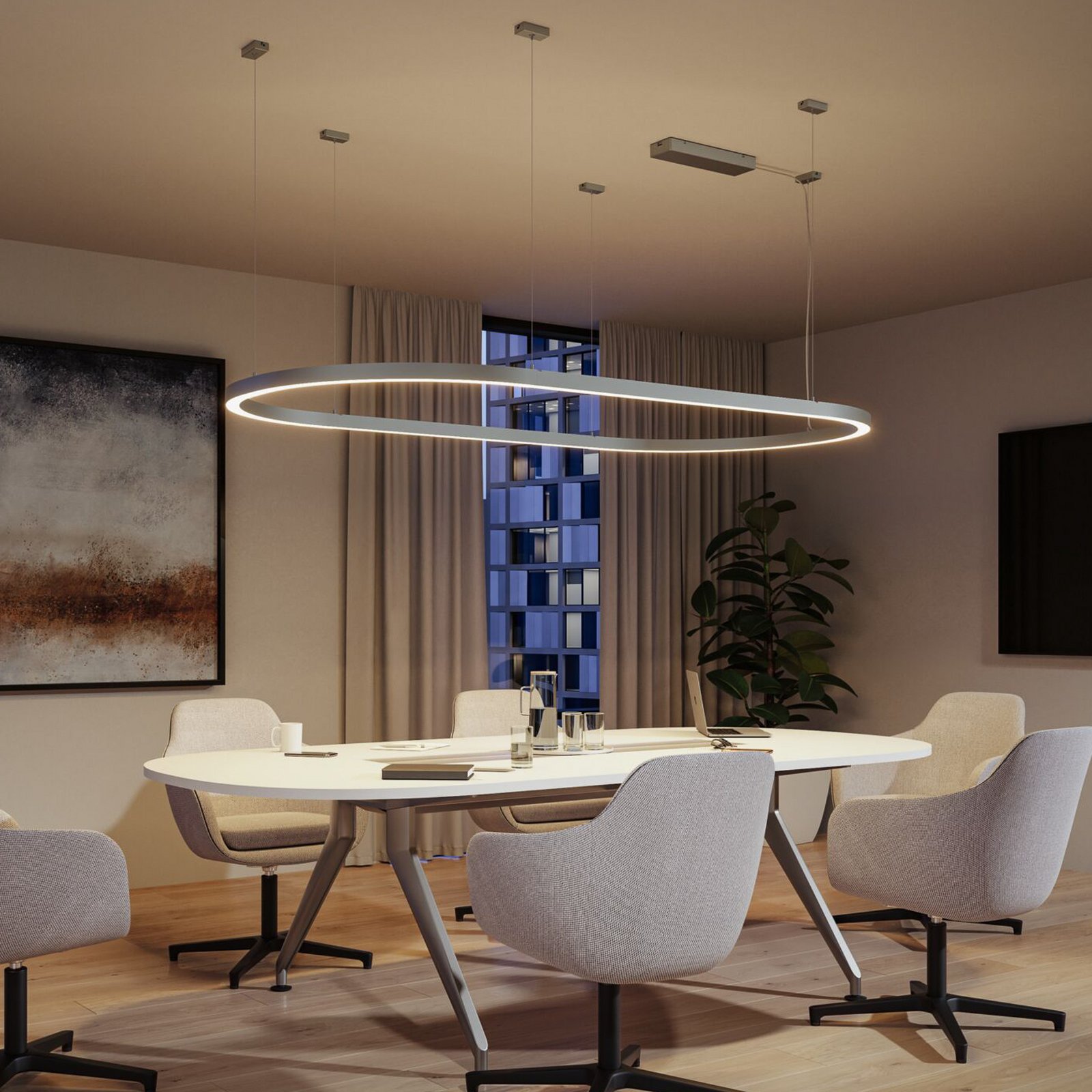 Copertura Paulmann Linion, bianca, curva 90°, plastica