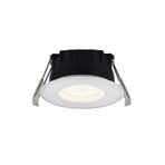 Faretto da soffitto a incasso a LED Rosalee, bianco, IP65, interruttore CCT