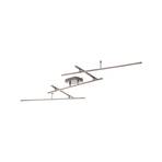 Lindby Kasen LED-Deckenleuchte, nickel