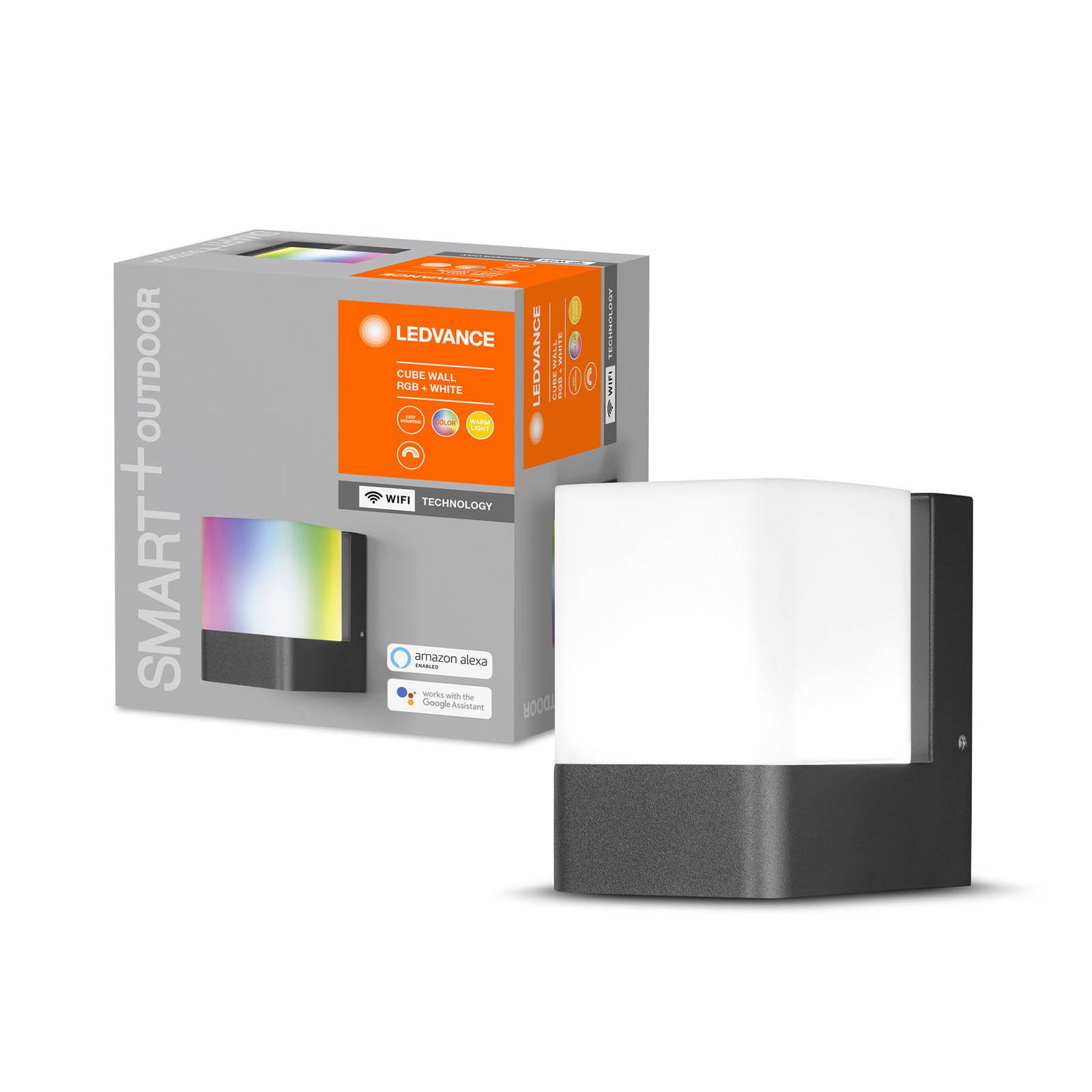 LEDVANCE SMART+ LEDVANCE SMART+ WiFi Cube LED nástěnné RGBW up