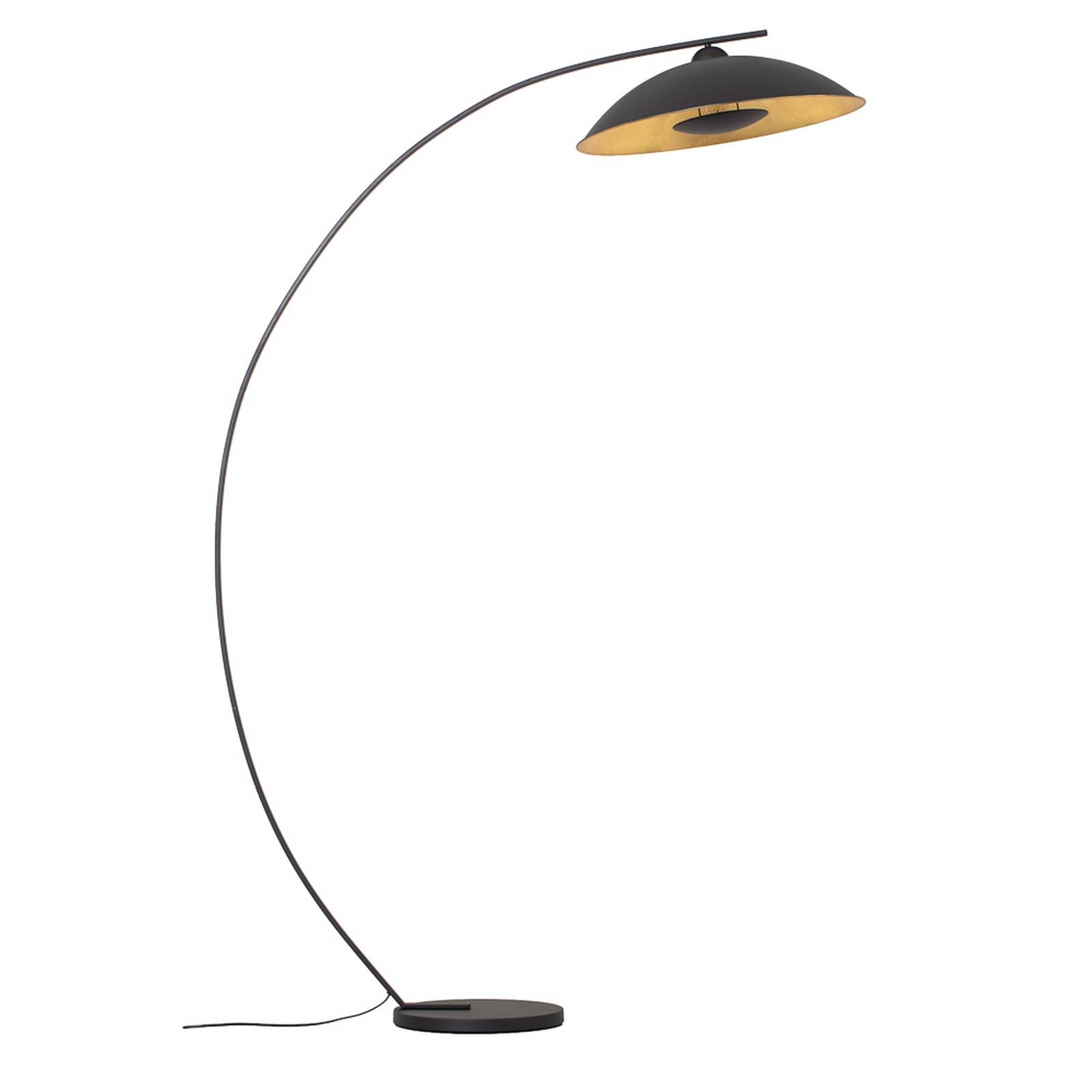Lindby - Stehlampe (Bogenleuchte) Emilienne aus Metall für Wohnzimmer & Esszimmer von