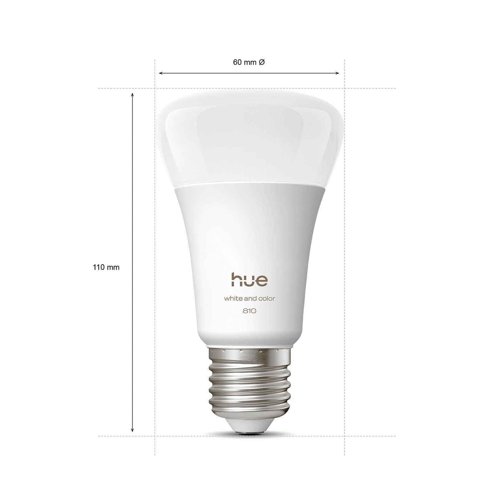Philips Hue WACA Smart E27 LED, 6 W, 810 lm, CCT RGB 4-pack