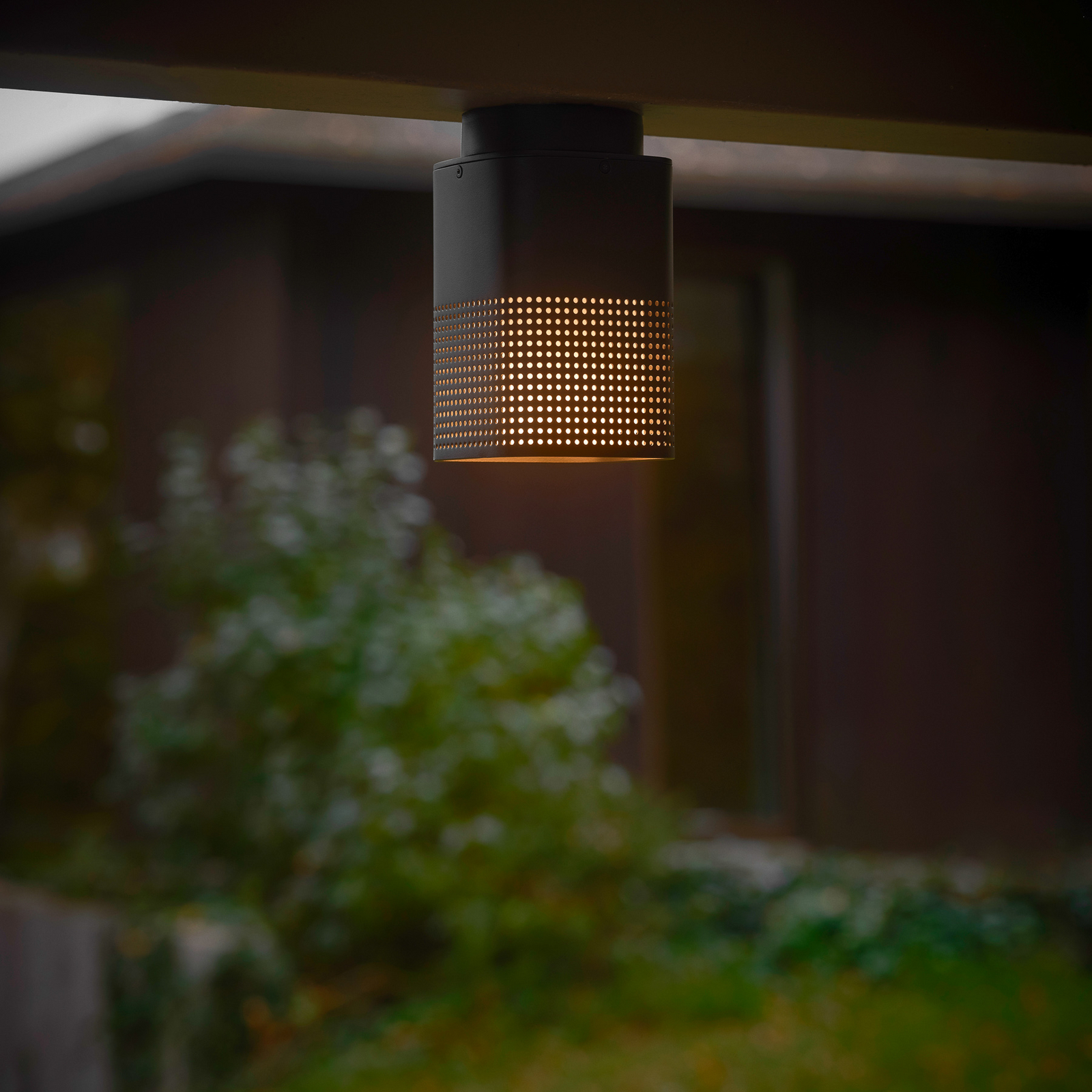 Downlight d'extérieur Sidara Seaside, noir, IP54, E27 Downlight d'extérieur Sidara Seaside, noir, IP54, E27