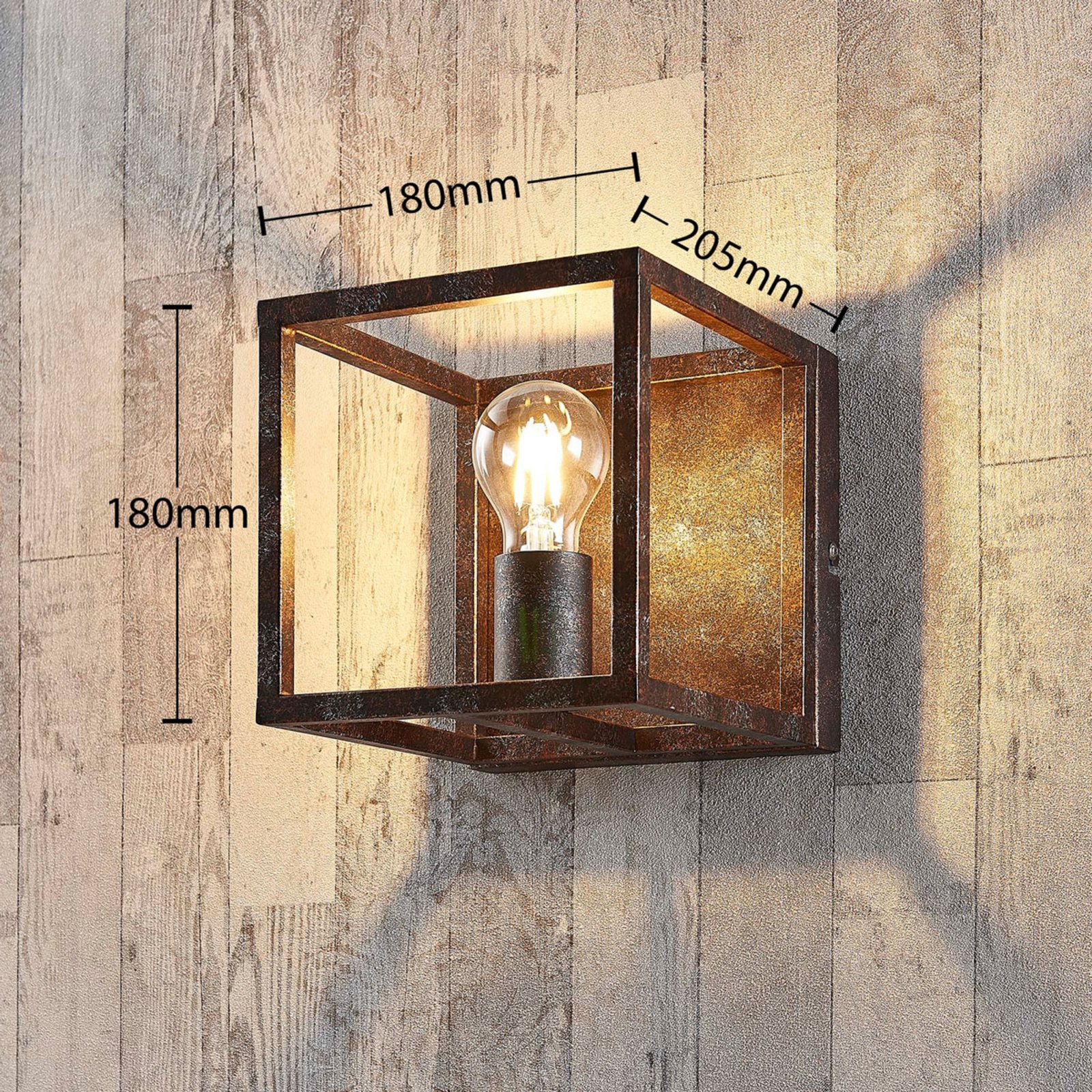 Emin Aplique de Pared Rust - Lindby