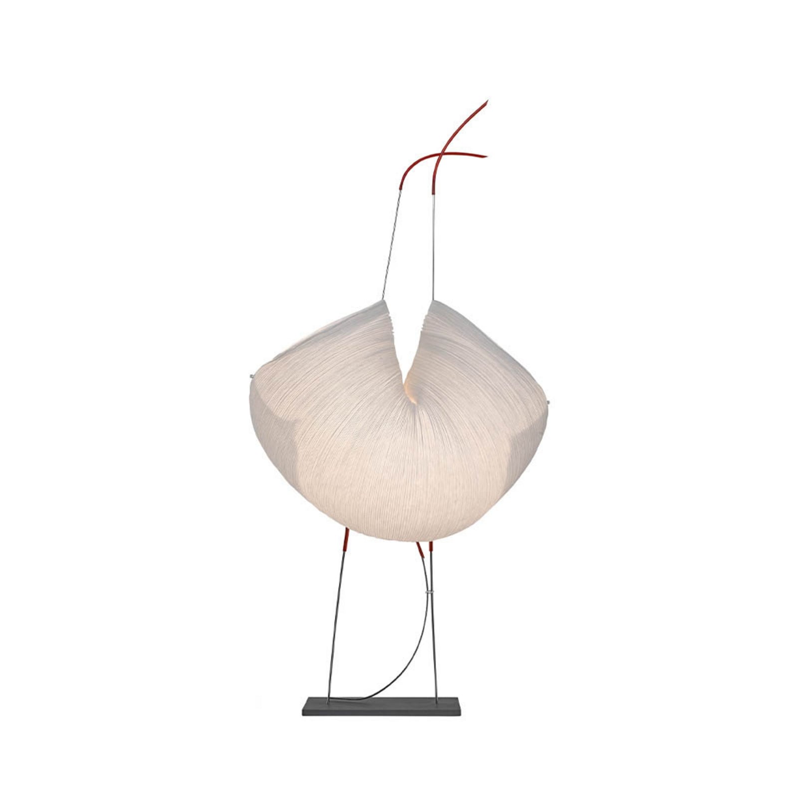Ingo Maurer LED tafellamp Poul Poul, beige, hoogte 70 cm
