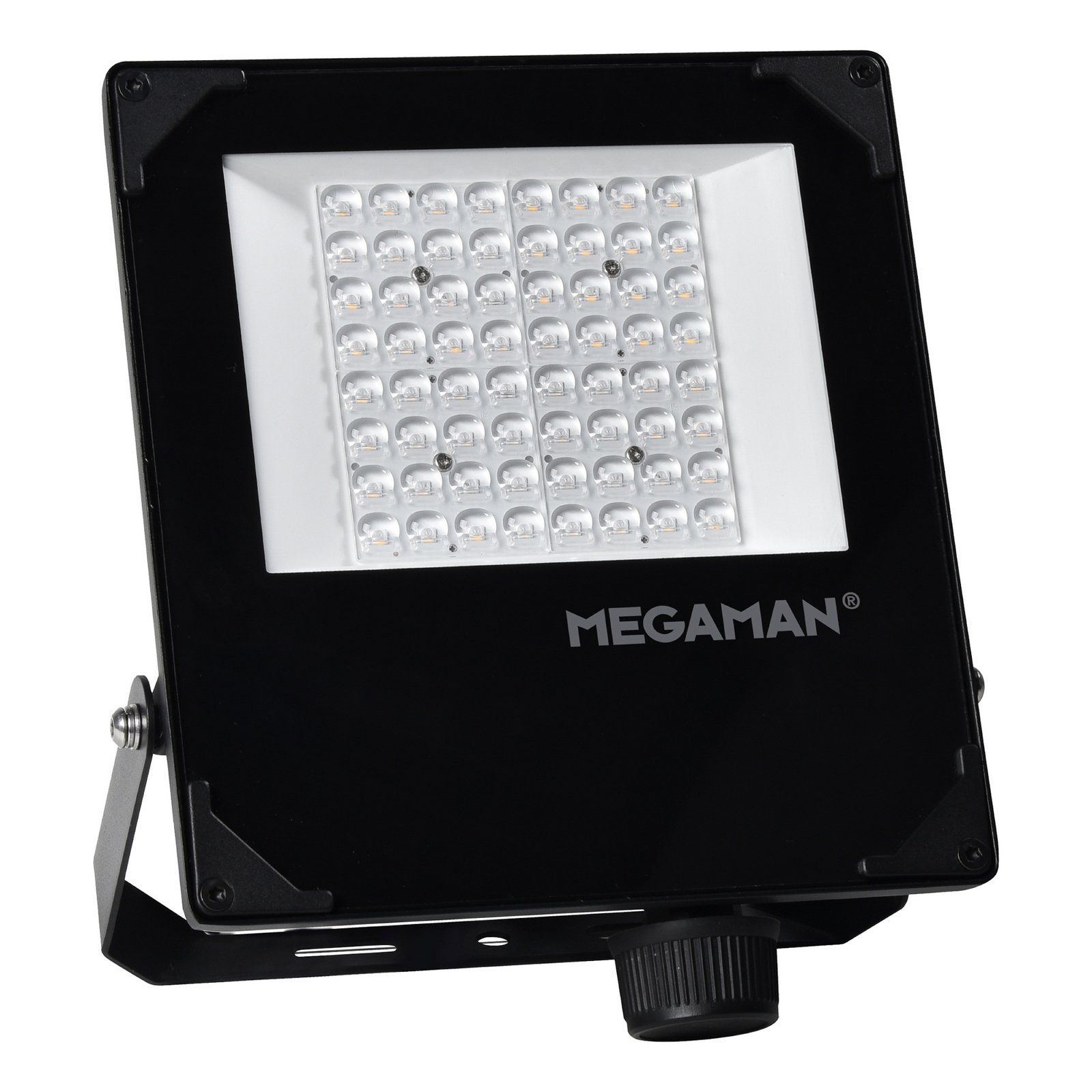 MEGAMAN udendørs LED-spot Hugo, 50 W, 4000 K, IP66