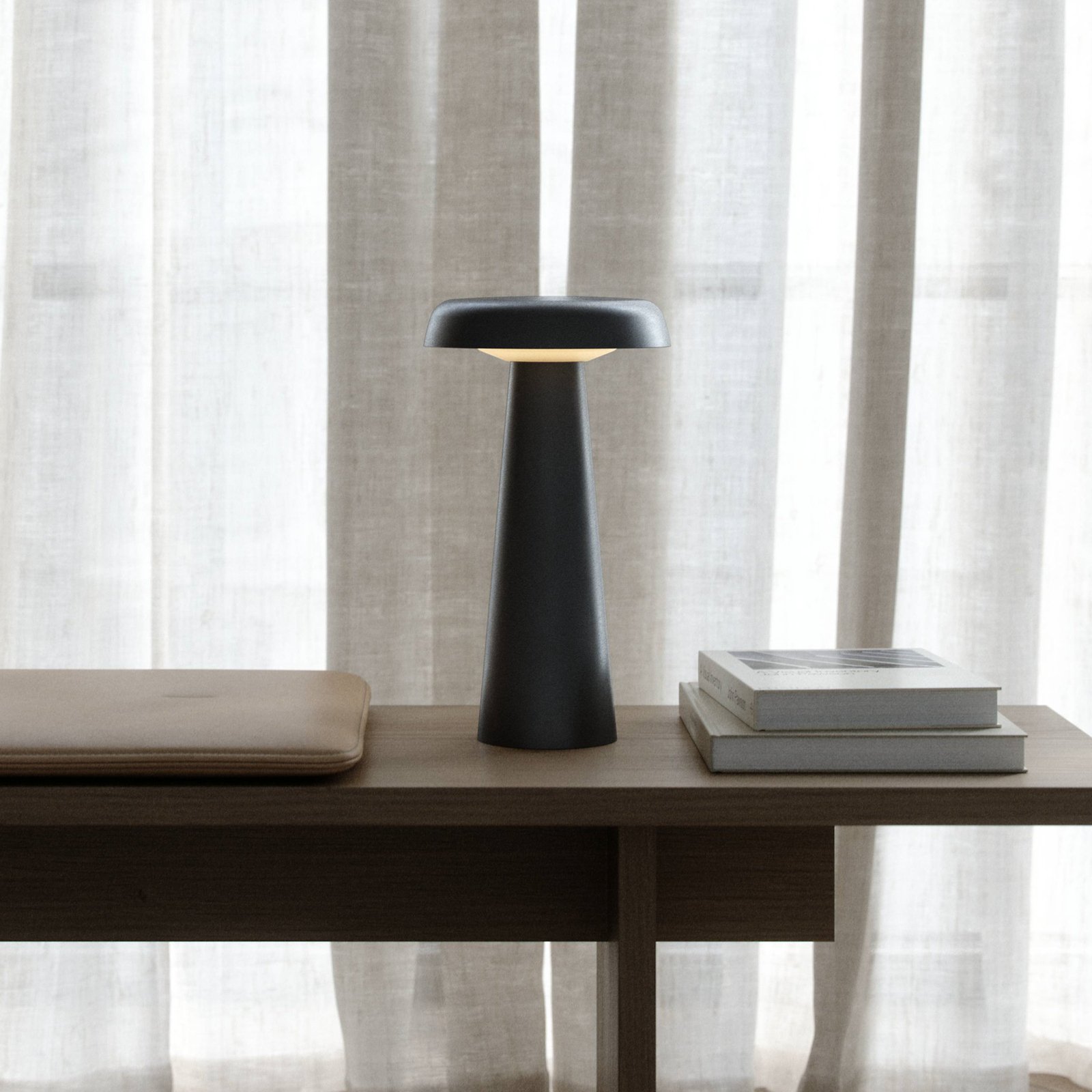 LED table lamp Arcello, dimmable, anthracite