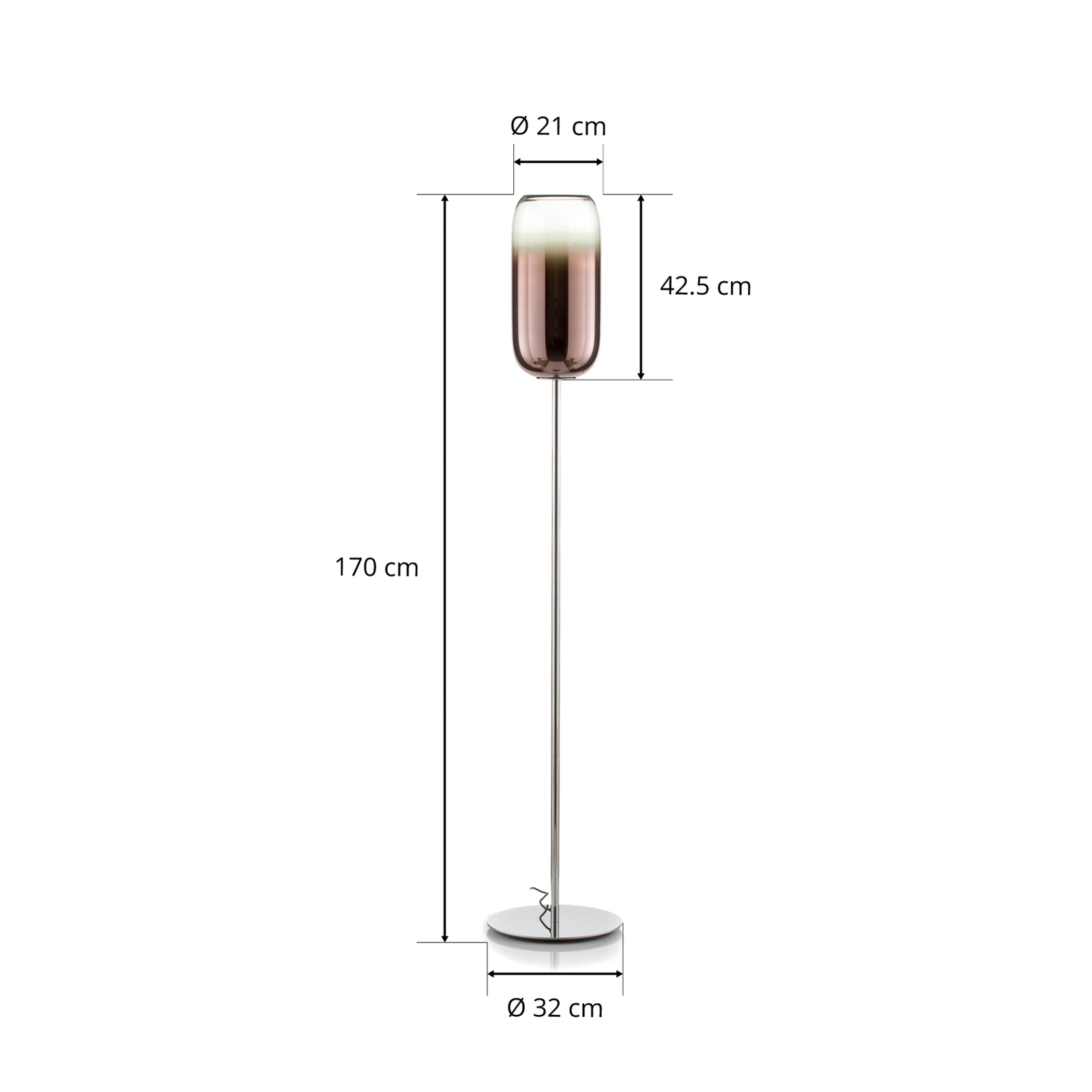 Gople Stehleuchte Copper - Artemide