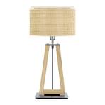 HerzBlut Bi Bob stolna lampa, prirodni kvrgavi hrast/pijesak