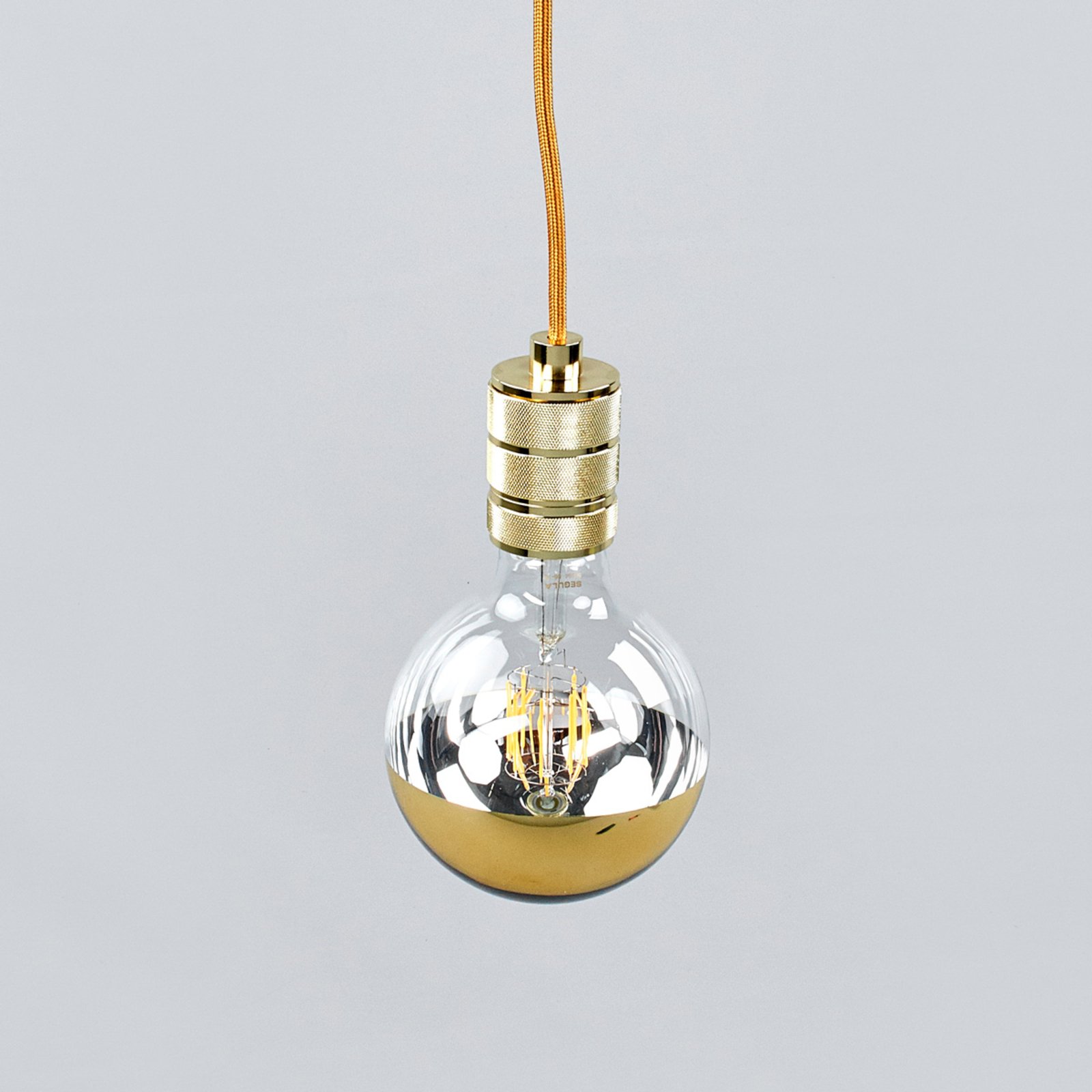 LED лампа за огледало за глава E27 7W златна
