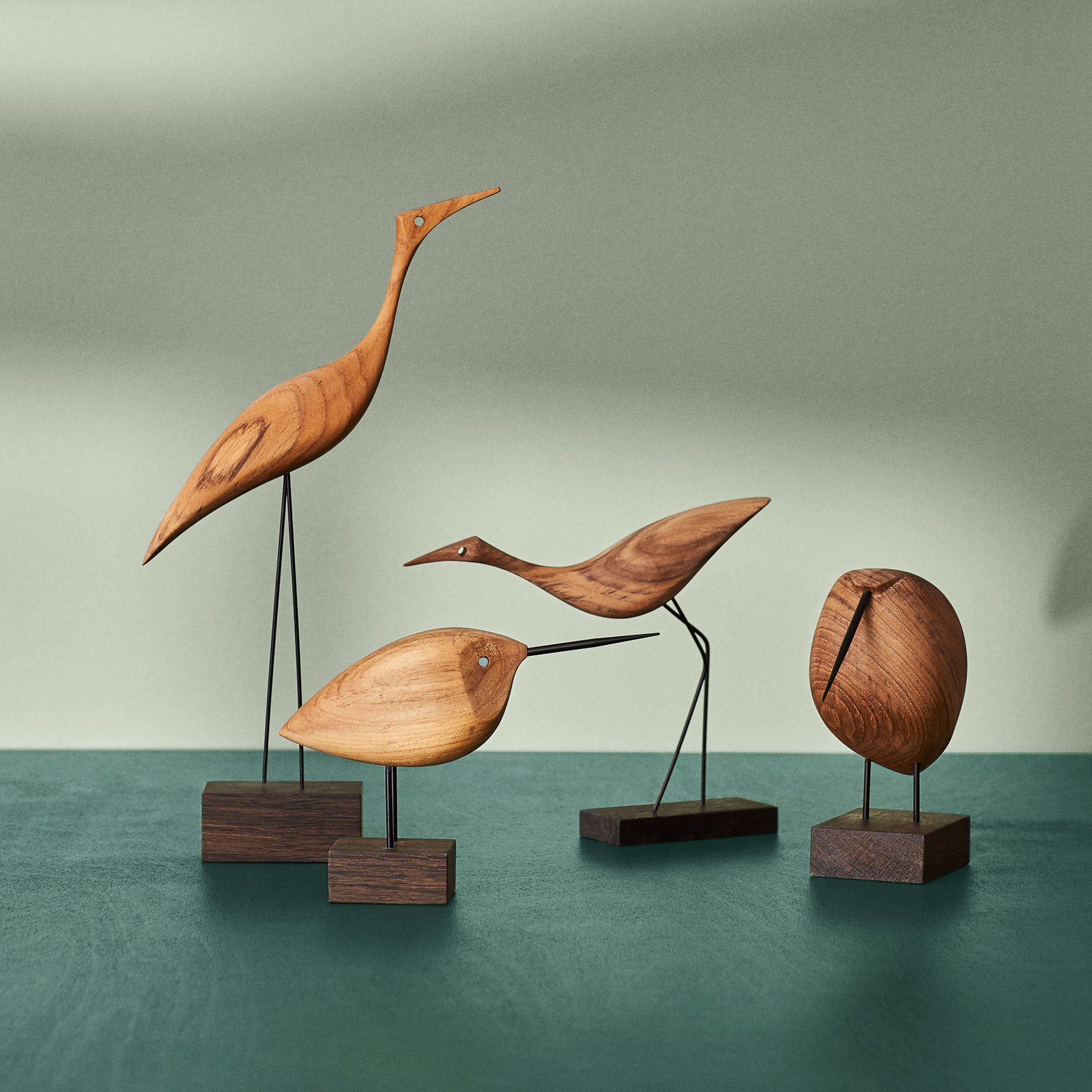 Beak Bird Awake Snipe Figurine en bois, chêne - Warm Nordic Beak Bird Awake Snipe Figurine en bois, chêne - Warm Nordic